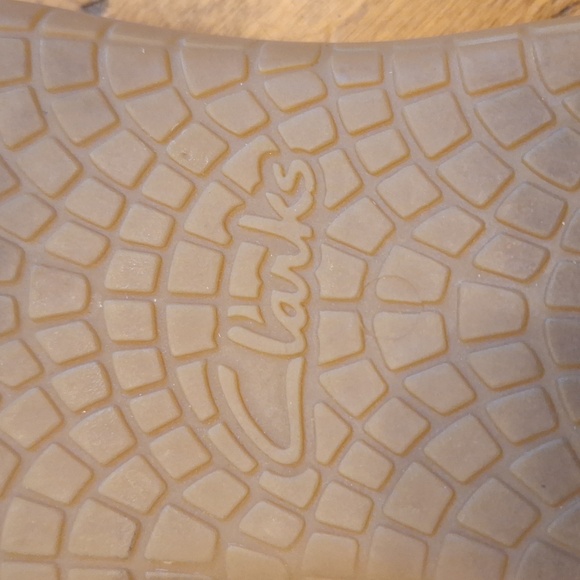 Clarks Slides Sandals 71095 Slip On Brown Leather Size 11 - Picture 9 of 11